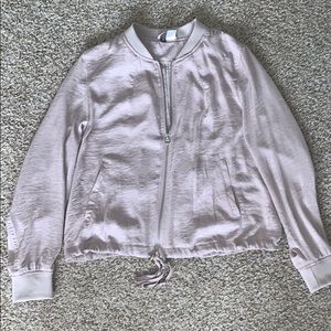 Cute Lightweight Pink Bomber Jacket